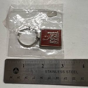 New Red Stag Keychain